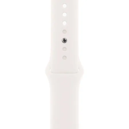 Apple Watch Series 11 46mm Aluminum Rose Gold Case Light Blush Sport Band M/L