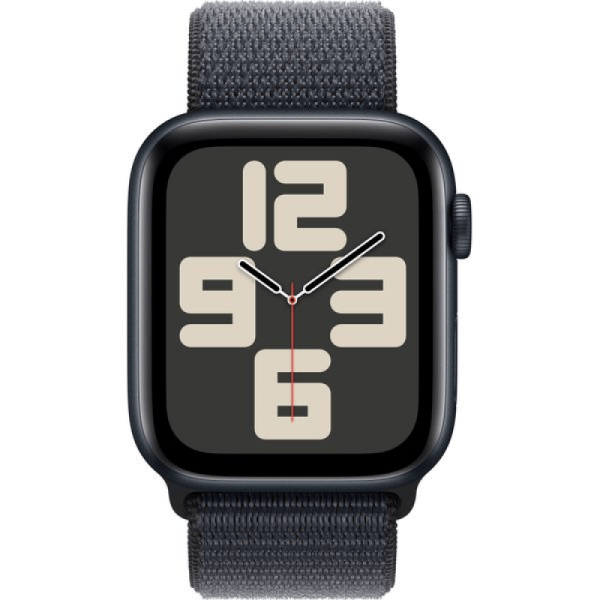 Apple Watch Series SE 2024 44mm Midnight Aluminum Case with Ink Sport Loop