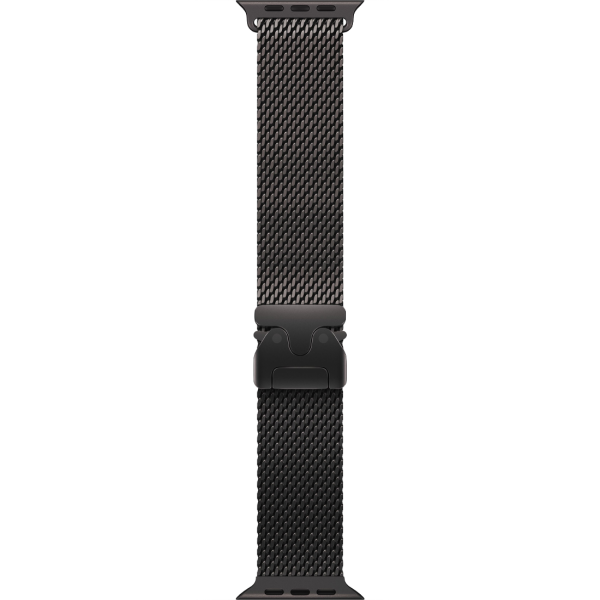 Apple Watch Series Ultra 3 49mm Black Titanium Case with Black Titanium Milanese Loop S