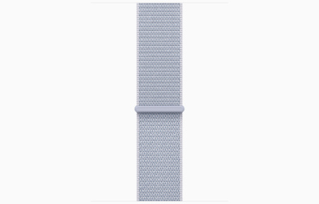 Apple Watch Series SE 2024 40mm Silver Aluminum Case with Blue Cloud Sport Loop