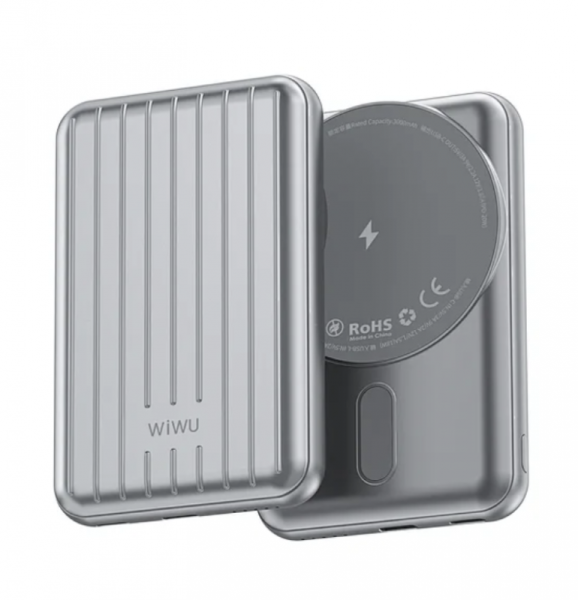 Доп. АКБ WIWU Trunk Series MagSafe 5000mAh 22.5W Silver